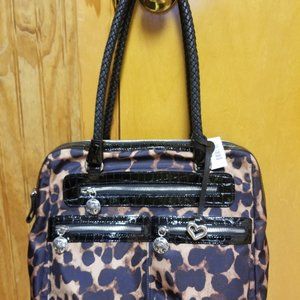 Brighton "Bobbi" Le Satchel Spot Du Jour Leopard